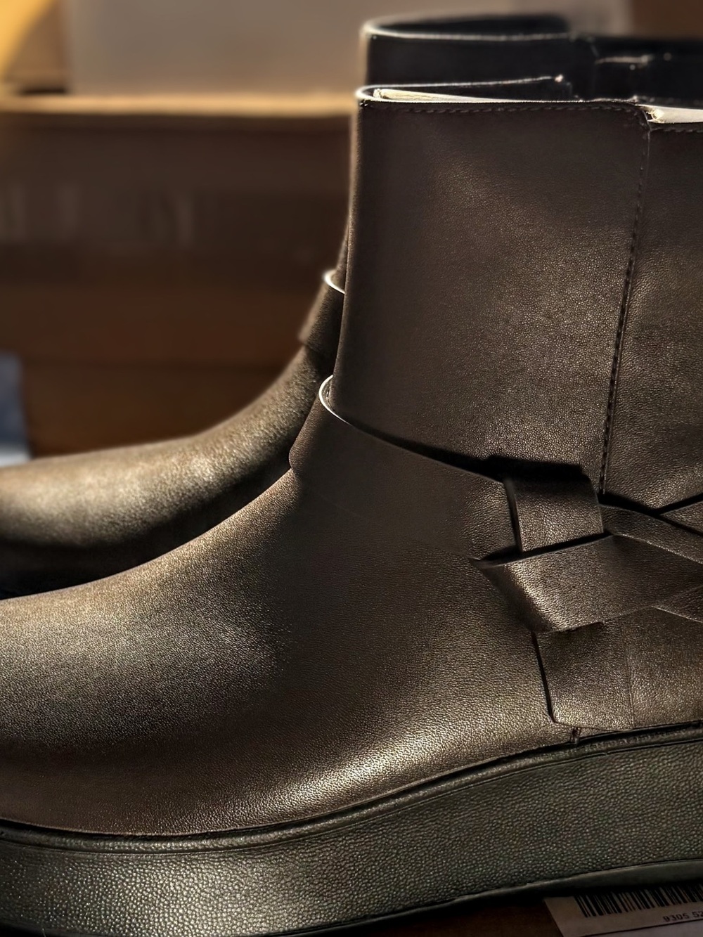 FitFlop Men's Black Leather Chukka Boots